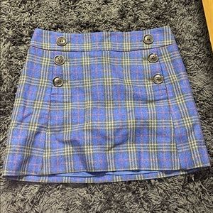 Plaid skirt
